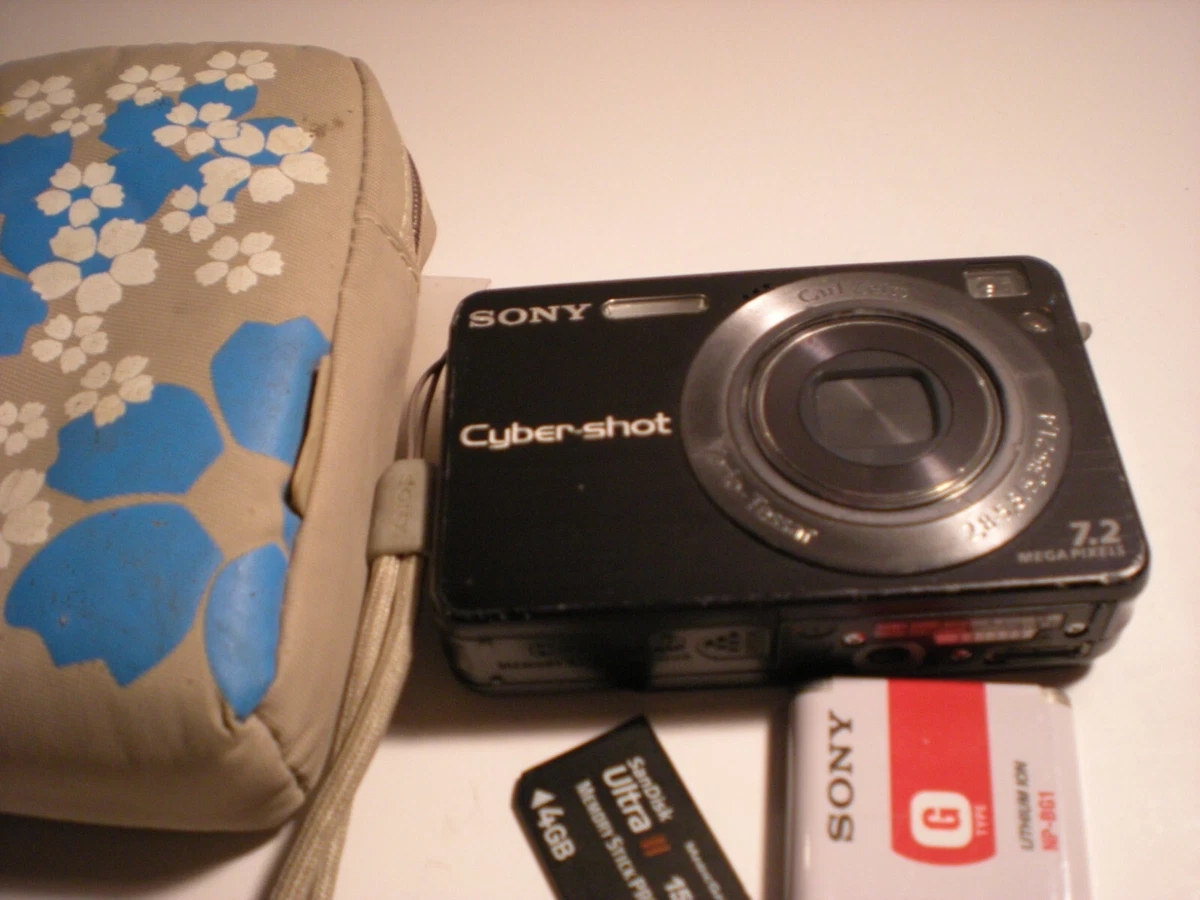 【動作良好】SONY Cyber-shot DSC-W120 ブラック Amazon.com : Sony Cybershot DSCW120/B 7.2MP Digital Camera with 4x