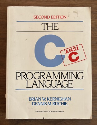 C Programming Language by Brian Kernighan and Dennis Ritchie (1988, Trade...