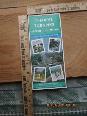 The maine turnpike 1971 brochure | eBay