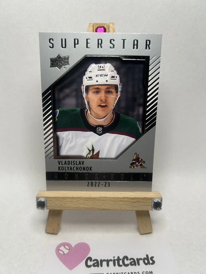 VLADISLAV KOLYACHONOK 2022-23 Upper Deck Series 2 Superstar Honor Roll SP - Image 2 of 4
