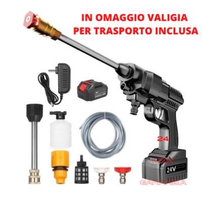 Idropulitrice Portatile A Batteria 48V CECAROGROUP - Kit Completo Con Pistola E Accessori - Foto 10