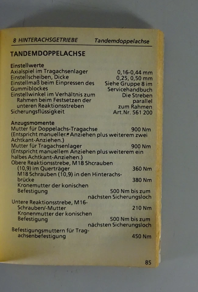 Libro Di Tavola Scania Camion Telaio Serie 2 Del 1987 - Immagine 4 di 4