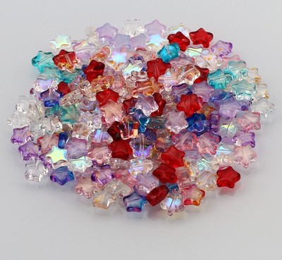 Gradient Star Charm Loose Beads Jewelry Making Spacer Beads Diy Accessory 1pack