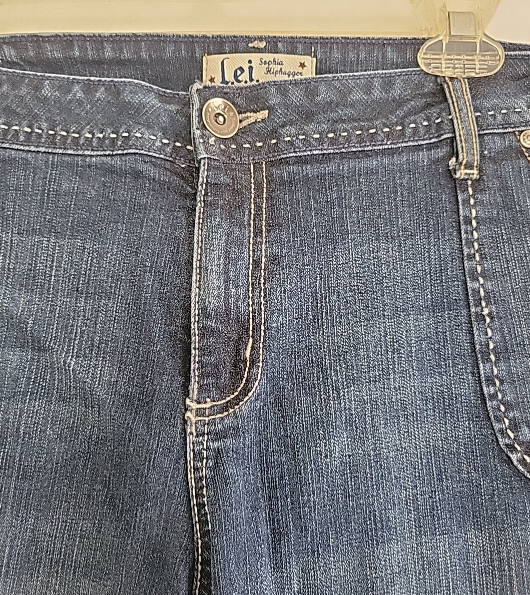 Sophia Hiphugger Flare Jeans Junior Plus size 25 Regular Embroidered