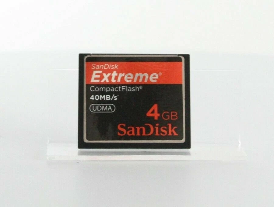 SanDisk Extreme 4GB CF 40MB/s CompactFlash Speed Up UDMA SDCFX-004G NEW - Image 2 of 2
