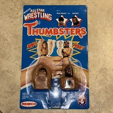 Unpunched Remco AWA Thumbsters Rick Martel and Animal Road Warrior