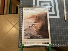 Coastal California 12 X 18 Soft Canvas Poster, New, Shipped Rolled Up