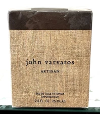 John Varvatos ARTISAN Eau de Toilette 2.5oz Men's Spray Cologne- Sealed Box