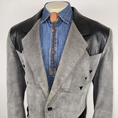 Pioneer Wear Blazer Jacket Western Cowboy Sport Coat Vtg 70s Rockabilly Mens 48 - Picture 2 of 20