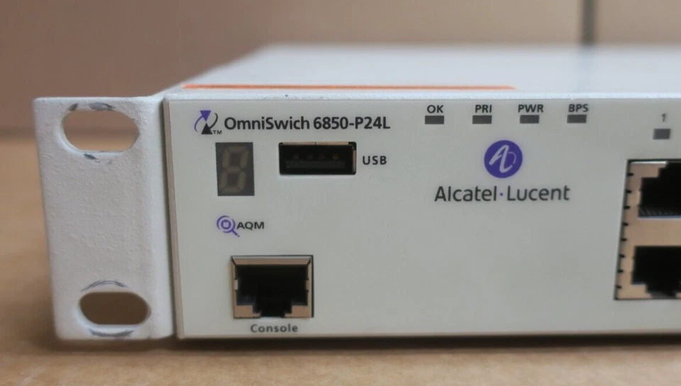 Alcatel-Lucent OmniSwitch OS6850-P24L PoE 20x 10/100 RJ45 & 4x SFP/RJ45 Switch - Image 2 of 4