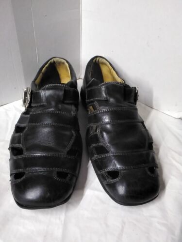 Sandro Moscoloni Vineyard Men\'s Leather Fisherman Shoes Sandals Sz 10.5 D Preppy Sandro Moscoloni Vineyard Men main image 3
