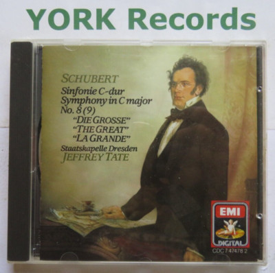 SCHUBERT - Symphony in C Major No 8(9) TATE Staatskapelle Dresden - Ex CD EMI
