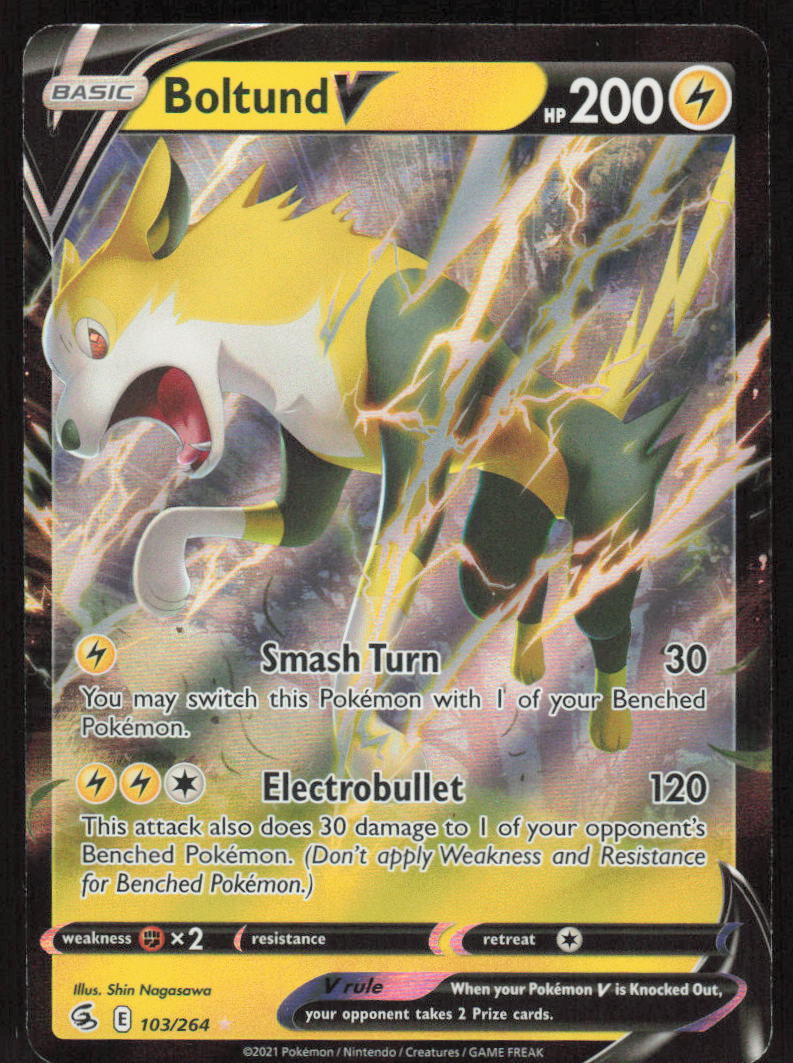 Pokemon TCG SWSH: Fusion Strike #103/264 Boltund V NM