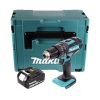 Makita Dhp 482 M1J Akku Schlagbohrschrauber 18 V 62 Nm + 1X Akku 4,0 Ah + Makpac