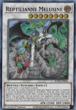 Yugioh! Reptilianne Melusine - BODE-EN043 - Super Rare - 1st Edition Near Mint, 