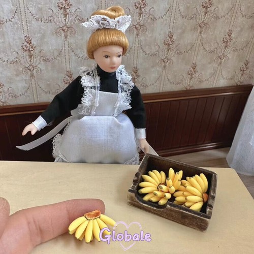 1Set Maßstab 1:12 Miniatur Puppenhau Handgefertigter Obstkorb Küchenmöbel Gemüse - Bild 14 von 31