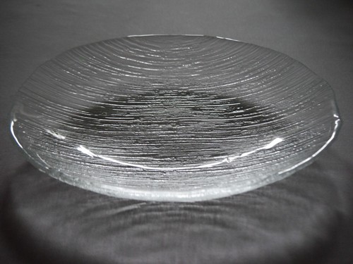 CGTQROVR Glasschale Blumenform - Große Fruchtschale Mit Rutschfester Basis