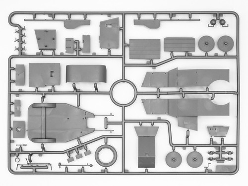 ICM 35670 Scale model kit 1:35 Model T RNAS Armoured Car WWI British Tank Crew - Picture 19 of 24