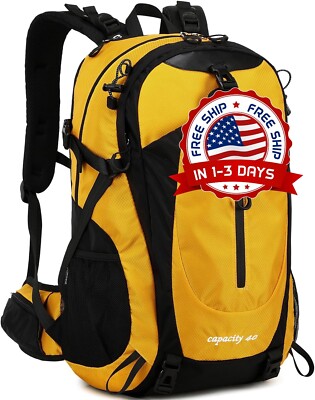 Mochila De Escalada Impermeable, 40L Deportes Al Aire Libre Para Adultos NEW US.