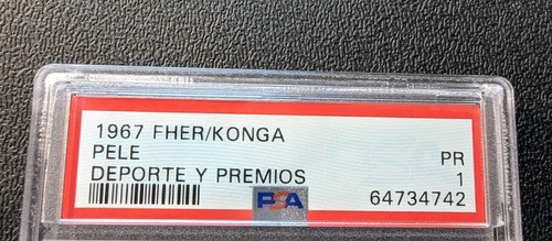 1967 Fher Konga Sport Y Premios Pele PSA 1 KEINE höher keine früheren Verkäufe - Bild 5 von 6