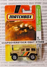 2008 MATCHBOX BROWN JEEP RESCUE CONCEPT, OUTDOOR ADVENTURE #9/12, MBX #84, VHTF
