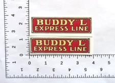 water slide decal set for Buddy L Express Line without door decal W/TRACKING