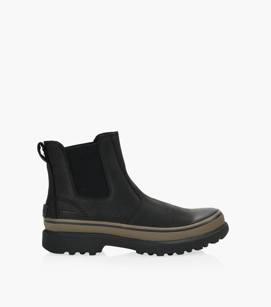 New Sorel Caribou Chelsea Waterproof Boots US8 Black ankle  display picture 2