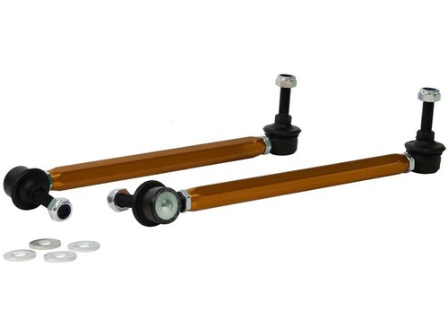 Sway Bar Link Kit Heavy Duty Adj Steel Ball Whiteline KLC163 - Picture 2 of 3