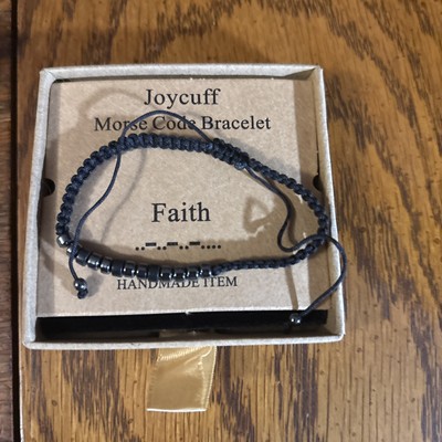 Joycuff Morse Code Bracelet Faith