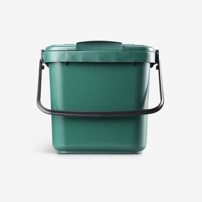 Gerader Küchencaddy 7 Liter grün
