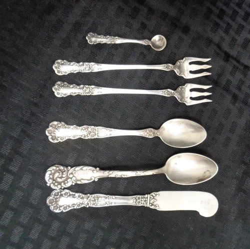 Buttercup by Gorham Sterling Silver Flatware Lot Forks Spoon Spreader Knife