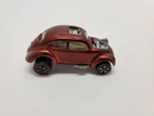Vintage Hot Wheels Redline 1968 Custom Volkswagen US Copper with WHITE Interior