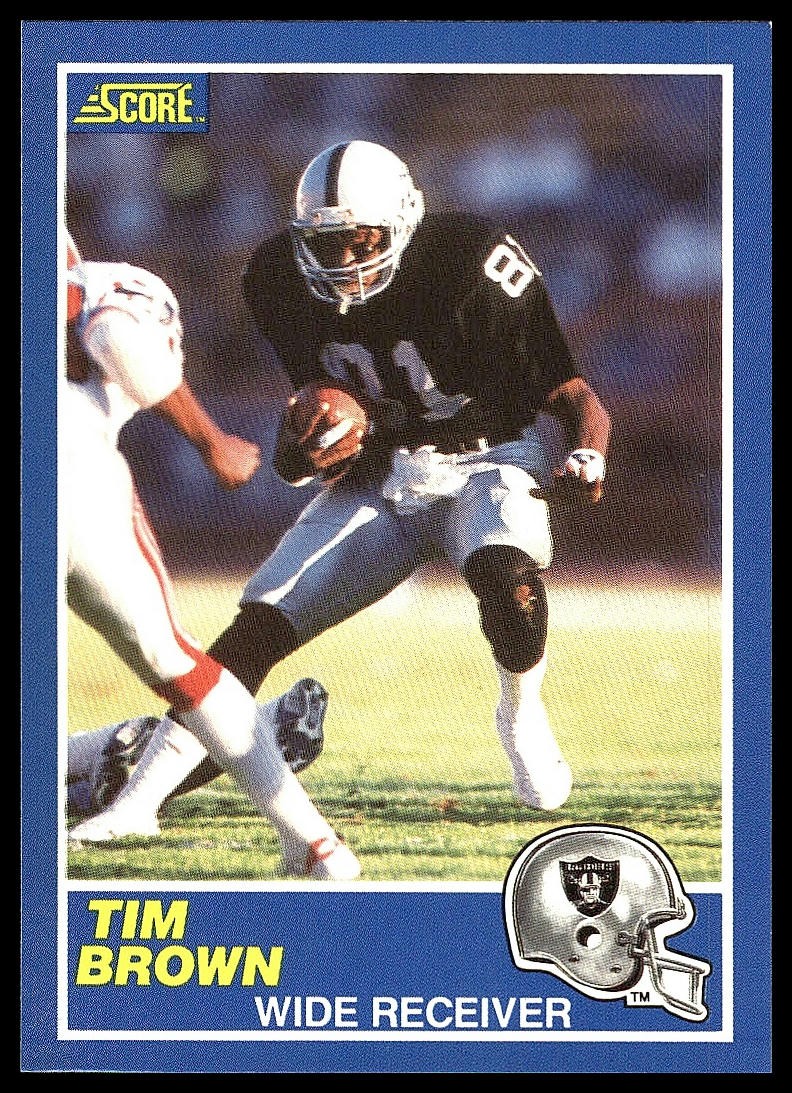 1989 Score / Tim Brown ROOKIE