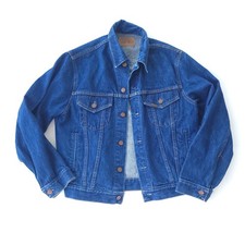 Vintage Sears Roebucks Trucker Denim Jacket 70s Jean Jacket 42 Reg USA