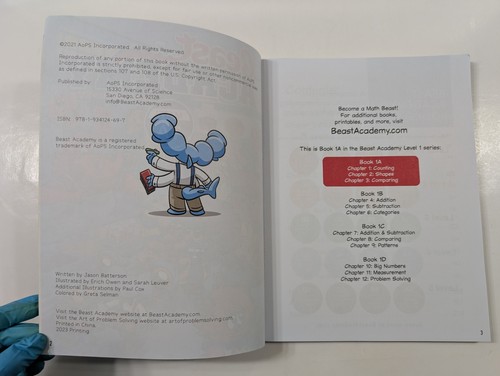 Beast Academy Math 1A Workbook NEW Guide And Practice - Picture 4 of 5