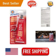 Right Stuff High Temp Gasket Maker Red - 90 Minutes to Strong Seals, 3 Fl Oz