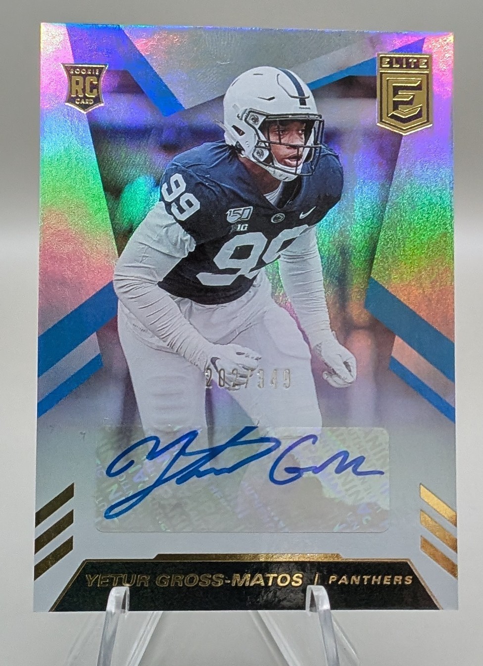 Yetur Gross-Matos Panini Donruss Elite Rookie Autographs #RAYGM Base