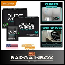 Eco-Friendly Individually Wrapped Wipes - 30 Count, Plant-Based  Minty Fresh