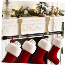 47 inch Christmas Stocking Holder Rod for Mantle, Weighted Xmas Stocking 