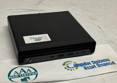 HP ProDesk 405 G6 USFF (Ryzen 3 PRO-4350GE - 8GB RAM - 256GB SSD