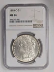 1885-O Morgan Silver Dollar NGC MS64 SKUMD50