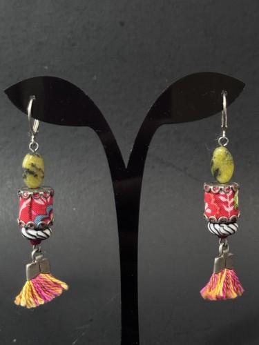 Ayala Bar Handcrafted Beaded Earrings