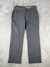 Under Armour Golf Pants Mens 36x32 Grey Match Play Vented Performance