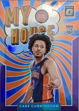 2021-22 Panini Donruss Optic - My House Cade Cunningham #16 Purple Prizm (RC)