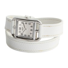 HERMES Cape Cod CC1.210 Used Wrist Watch Quartz Stainless Steel 3