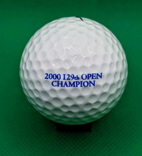 NEW 2000 129th Open Champion Tiger Woods NIKE Swoosh 1 Dual Sided Logo Golf Ball