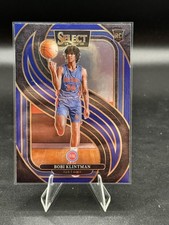 Bobi Klintman Rookie 2024-25 Panini Select #190 Blue (Retail) Detroit Pistons