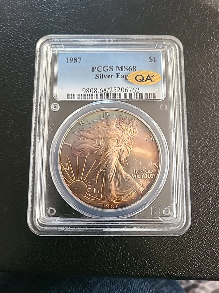 1987 PCGS MS68 CRAZY MONSTER  TONER - Image 2 of 4