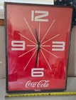 Vintage Enjoy Coca Cola Red Rectangular Clock, In Original Shrink Wrap, NOS