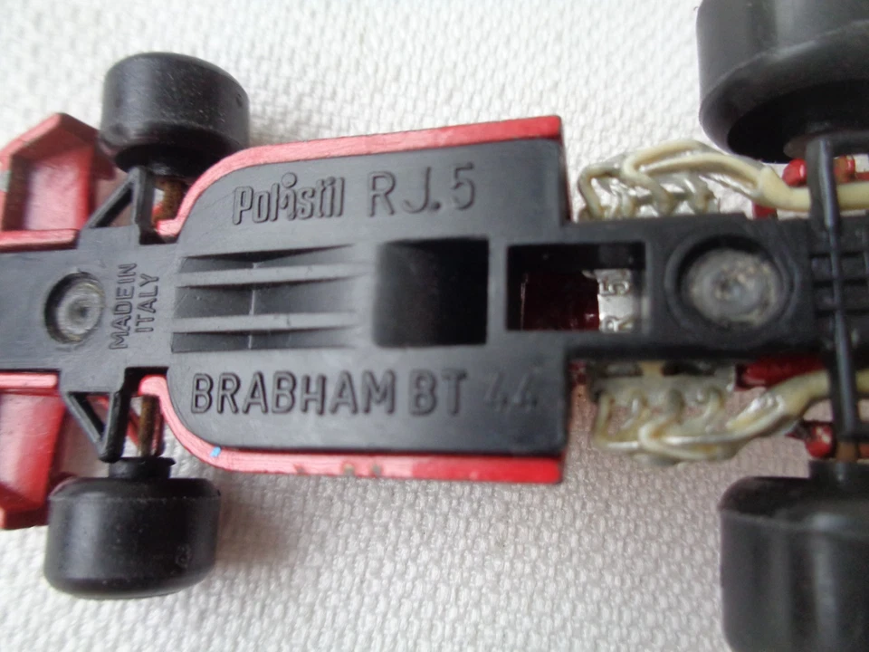 POLISTIL MODELLINO GIOCATO SCALA 1:55 BRABHAM BT 44 RJ 5 NO SCATOLA - Immagine 4 di 4